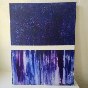 "Grace Changes Things" original art hand painted abstract canvas painting decor